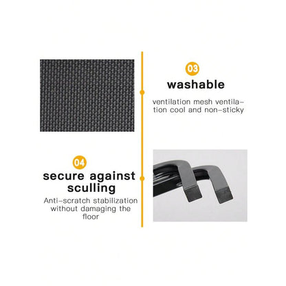 All Seasons Detachable and Washable Elevated Dog Bed with Moisture-Proof Floor and Portable Black Pet for Cats and Dogs (1Pc) Pad